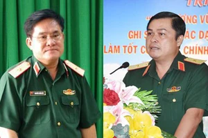 Thiếu tướng Nguyễn Xuân Dắt và Thiếu tướng Đỗ Văn Bảnh