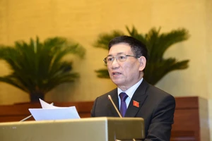 Bộ trưởng Bộ Tài chính nhiệm kỳ 2016-2021 Hồ Đức Phớc. ẢNH: QUANG PHÚC