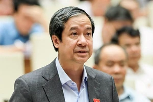 Bộ trưởng Bộ GD-ĐT Nguyễn Kim Sơn. Ảnh: VIẾT CHUNG