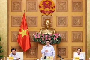 Thủ tướng Phạm Minh Chính chủ trì họp BCĐ công trình trọng điểm. ẢNH: VGP