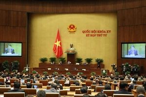 Quang cảnh phiên họp Quốc hội ngày 20-10. Ảnh: QUANG PHÚC