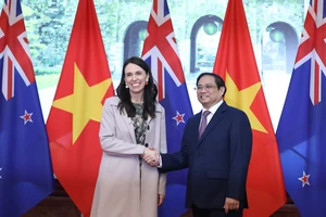 Thủ tướng Phạm Minh Chính chủ trì lễ đón chính thức Thủ tướng New Zealand Jacinda Ardern 