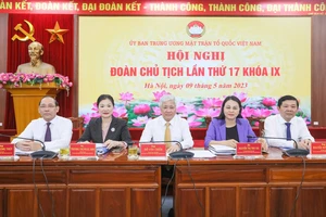 Ủy ban Trung ương MTTQ Việt Nam tổ chức hội nghị Đoàn Chủ tịch lần thứ 17, khoá IX.