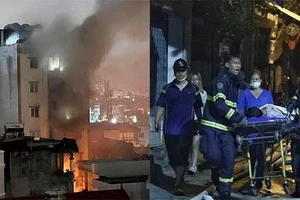 Vụ cháy nhà dân tại ngõ 29/70 phố Khương Hạ, quận Thanh Xuân, Hà Nội gây hậu quả đặc biệt nghiêm trọng