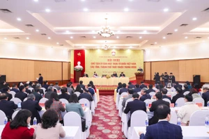 Ủy ban Trung ương MTTQ Việt Nam tổ chức hội nghị Chủ tịch Ủy ban MTTQ Việt Nam các tỉnh, thành