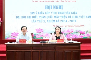 Hội nghị xin ý kiến góp ý dự thảo văn kiện Đại hội đại biểu toàn quốc MTTQ Việt Nam lần thứ X, nhiệm kỳ 2024-2029