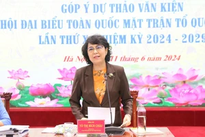 Lãnh đạo Ủy ban Trung ương MTTQ Việt Nam chủ trì hội nghị