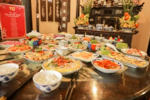Các món ăn ngày tết được giới thiệu tại Lễ hội Tết Việt 2020