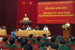 Đồng chí Trần Lưu Quang phát biểu khai mạc Hội thảo khoa học. Ảnh: VGP/Băng Tâm