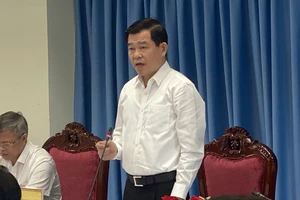 Bí thư Tỉnh ủy Đồng Nai Nguyễn Hồng Lĩnh phát biểu tại cuộc họp