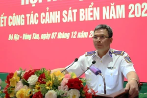 Đại tá Lê Đình Cường phát biểu chỉ đạo hội nghị