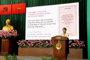 Thanh niên xung phong TPHCM học tập, quán triệt nội dung tác phẩm của Tổng Bí thư Nguyễn Phú Trọng