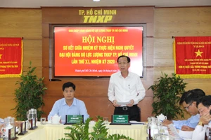 Đồng chí Lê Thanh Liêm phát biểu chỉ đạo hội nghị