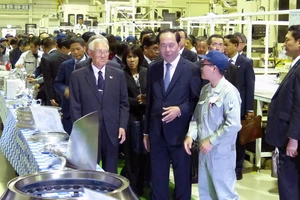 Chủ tịch nước Trần Đại Quang gặp gỡ các kỹ sư Việt Nam làm việc ở Gunma, Nhật Bản
