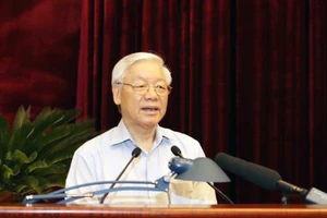 Tổng Bí thư Nguyễn Phú Trọng phát biểu tại Hội nghị toàn quốc về công tác phòng, chống tham nhũng