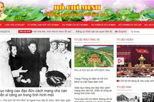 Ra mắt giao diện mới Trang thông tin điện tử Hồ Chí Minh