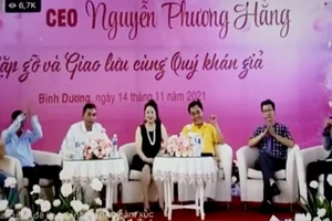 Xác minh, xử lý dấu hiệu vi phạm pháp luật từ cuộc livestream của bà Nguyễn Phương Hằng