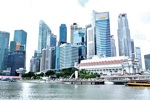  Một góc thành phố Singapore