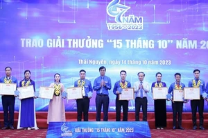 Tuyên dương 82 cán bộ Hội Liên hiệp Thanh niên Việt Nam tiêu biểu