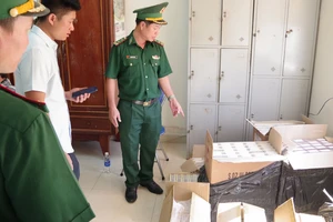 Bộ đội Biên phòng Bà Rịa - Vũng Tàu phát hiện hơn 6.800 bao thuốc lá không rõ nguồn gốc