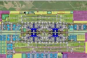 Sơ đồ thiết kế sân bay Long Thành