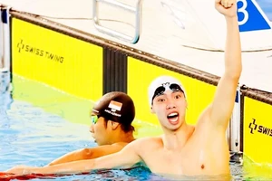 VĐV Nguyễn Huy Hoàng kỳ vọng giành thêm vé Olympic nội dung 1.500m tự do. Ảnh: DŨNG PHƯƠNG