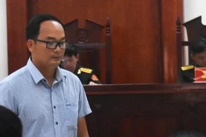Bị cáo Hoàng Văn Minh tại phiên tòa ngày 5-12-2023
