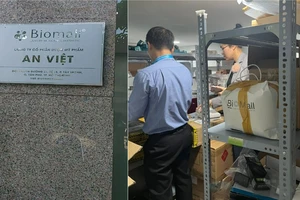 Thanh tra Sở y tế kiểm tra tại kho chi nhánh Công ty Cổ phần Dược Mỹ phẩm An Việt, phát hiện các sản phẩm mỹ phẩm có nhãn tiếng nước ngoài (Hàn Quốc, Nga…) không nhãn phụ tiếng Việt