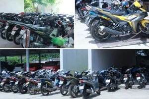 Băng nhóm trộm gần 300 xe mô tô mang ra nước ngoài bán 