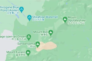 Ảnh Google map vị trí núi Biei