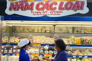 Sản phẩm nấm trong chương trình “Lễ hội nấm” được siêu thị Co.opmart giảm giá từ 15% đến 31%.