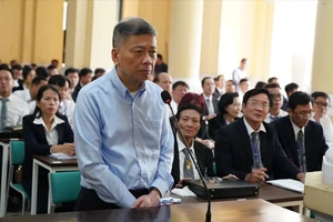 Bị cáo Trương Mỹ Lan tại phiên tòa xét xử giai đoạn 1