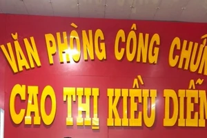 Bắt giám đốc văn phòng công chứng ở Cà Mau