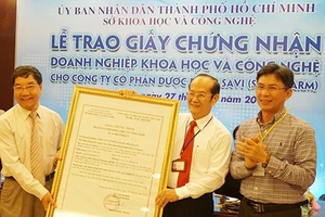 TPHCM có doanh nghiệp KH-CN đầu tiên trong ngành dược