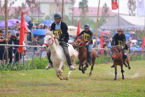Horse riders compete in final round of the 2024 Shanrila Muong Lo horse race
