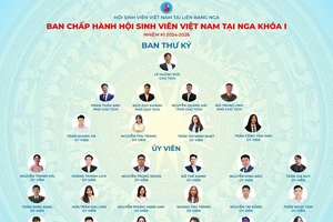 Đồng chí Lê Huỳnh Đức làm Chủ tịch Hội Sinh viên Việt Nam tại Liên bang Nga