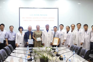 Bệnh viện Chợ Rẫy đón nhận chứng nhận ISO 9001:2015