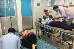 Các bệnh nhân đang được điều trị và theo dõi tại Bệnh viện quận Tân Phú