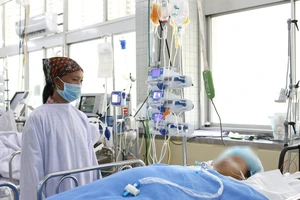 Bệnh nhân đang được điều trị tích cực tại Bệnh viện Chợ Rẫy