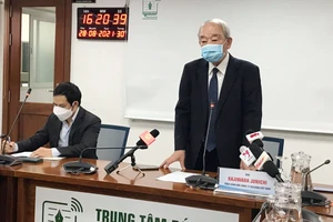 Tổng Giám đốc Acecook Việt Nam Kajiwara Junichi tại buổi họp báo