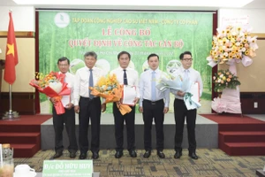 Tập đoàn công nghiệp Cao su Việt Nam có 3 phó tổng giám đốc mới