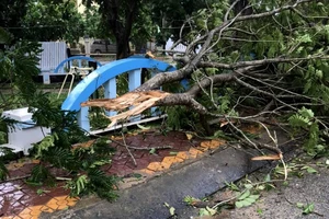 Quảng Ngãi: Thiệt hại sau bão số 6, hàng trăm nhà, trường học bị tốc mái hư hỏng, bị thương 9 người