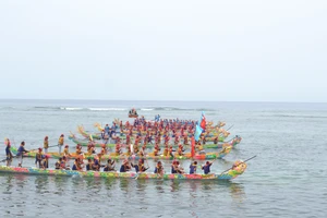 Lễ hội đua thuyền tứ linh Lý Sơn được công nhận là di sản văn hóa phi vật thể quốc gia