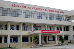 Bệnh viện Lao và bệnh phổi tỉnh Quảng Ngãi sẽ trưng dụng làm Bệnh viện Điều trị bệnh nhân Covid-19 cơ sở 2. Ảnh: baoquangngai