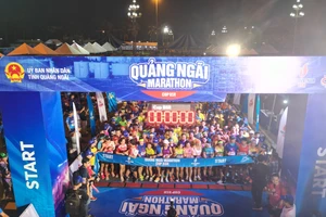 Hơn 2000 vận động viên tranh tài đường chạy Quảng Ngãi Marathon