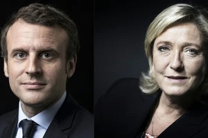 Hai ứng viên Emmanuel Macron và Le Pen sẽ bước vào vòng 2 cuộc bầu cử Tổng thống Pháp.
