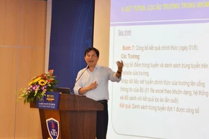 PGS-TS Trần Văn Nghĩa, Phó Cục trưởng Cục Quản lý chất lượng cho rằng việc xác định tỷ lệ thí sinh ảo rất khó khăn. Ảnh: Thanh Hùng