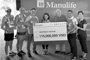 Manulife Việt Nam đóng góp gần 700 triệu cho tổ chức nhịp tim Việt Nam