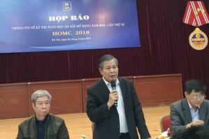Kỳ thi Toán học Hà Nội mở rộng 2018: Lần đầu tiên có sự tham gia của thí sinh quốc tế 
