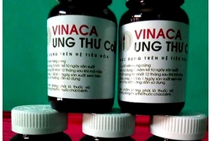 Một trong những sản phẩm của Vinaca bị cấm lưu hành